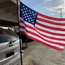 Hitch tow And pole custom made  Hitch 2”x 12” Pole flag 6’  doble hitch 150 Go DODGERS  world series 2024  🇺🇸 