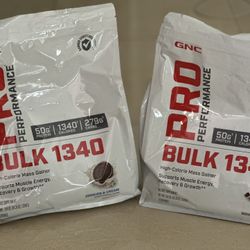 Bulk 1340 Mass Gainer  -Cookies n Cream- -Chocolate-