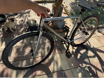 Golden cycle fixie bike