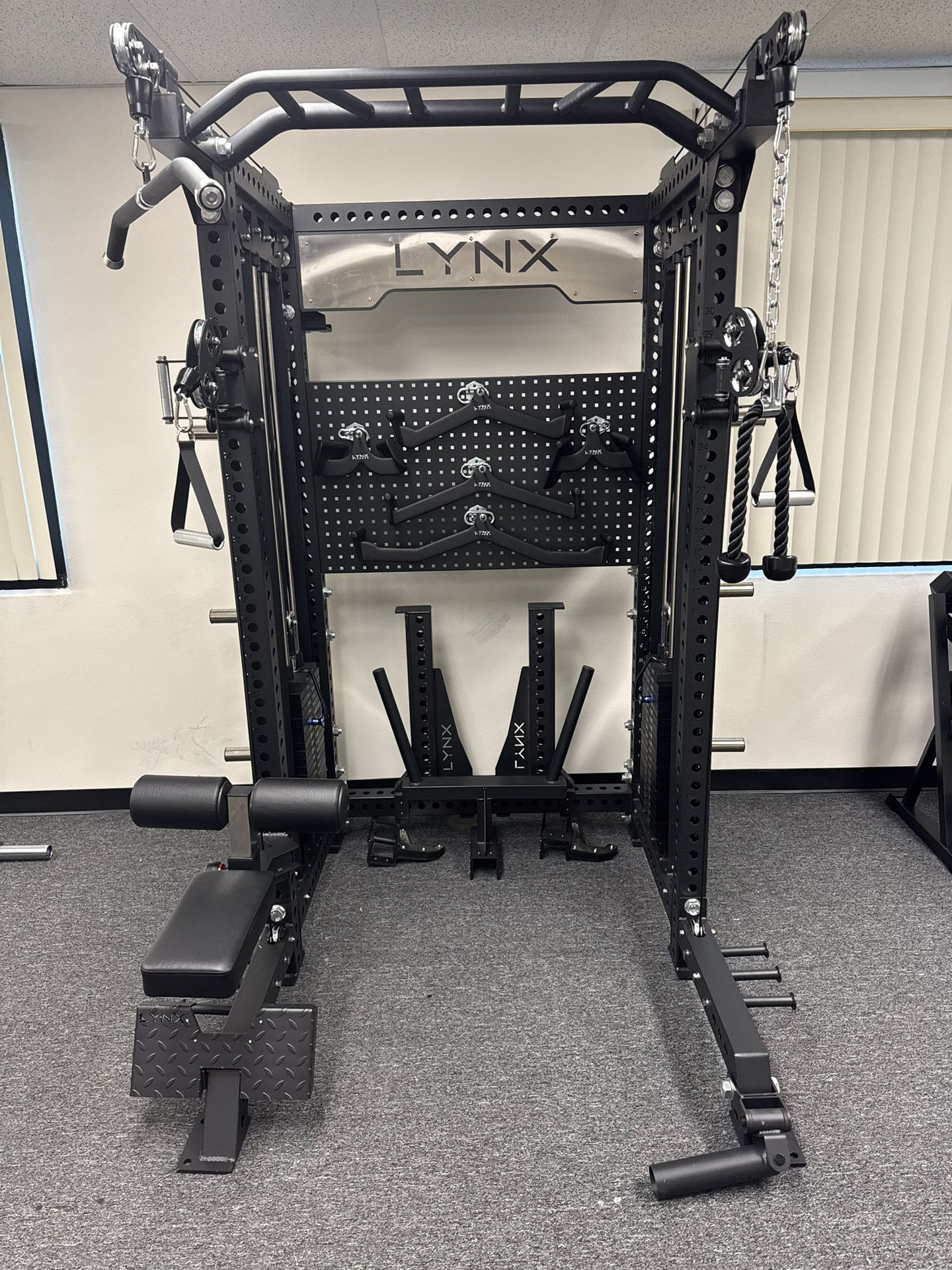 LYNX Fitness 2 in 1 PRO Series Rack🔹All In One Home Gym🔹Dual Cable Machine🔹Squat Rack