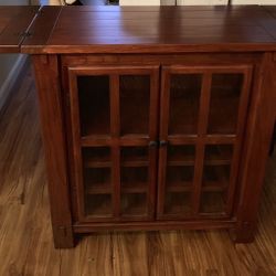 Cherry wine cabinet