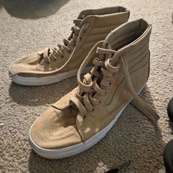 VANS SK8-HI Shoes 2 Pairs! Black And Khaki