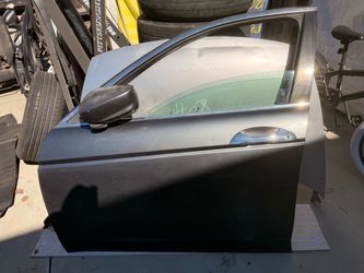 Car Front Door with Mirror and Glass