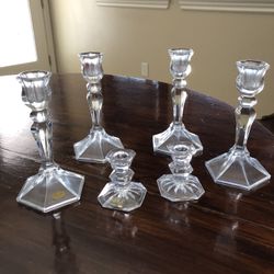Crystal Candle Holders