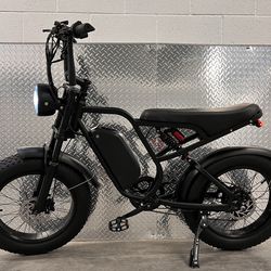 ⚡️52V (2000W Peak Motor)1500W Electric Scrambler Ebike, 40mph 🚀, 20ah, 25-60 Mile Range