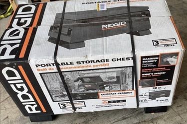 Ridgid Portable Job Box Storage Chest