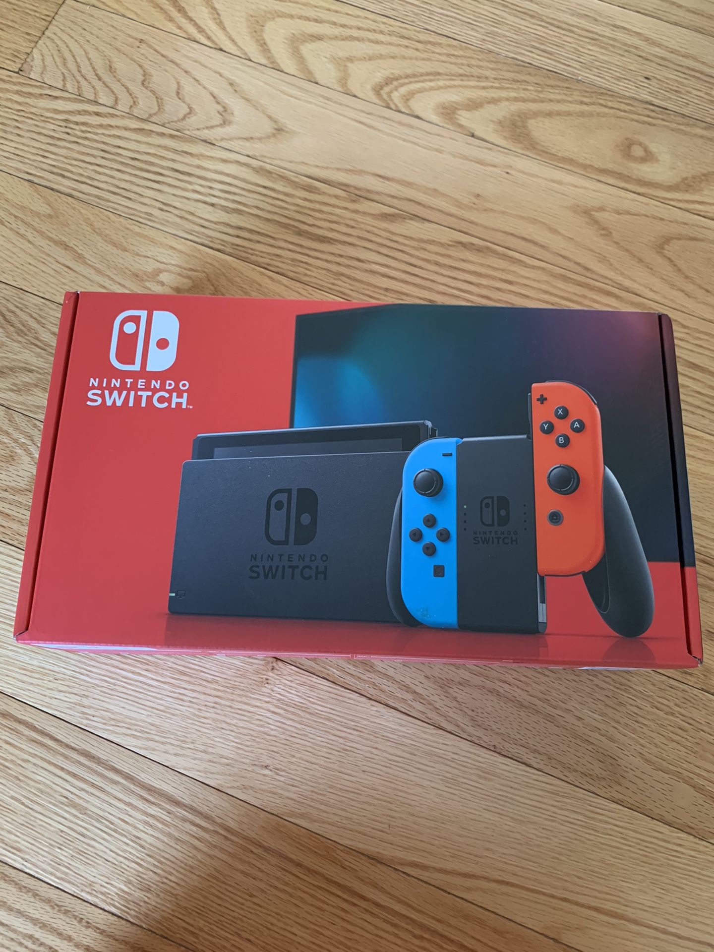 Brand New Nintendo Switch V2 red blue