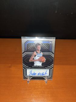 Jaden McDaniels Prizm Rookie Auto 