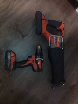 Milwaukee sawzall and drill
