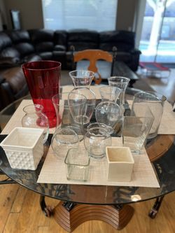 Vases For Flowers Or Candy Bar