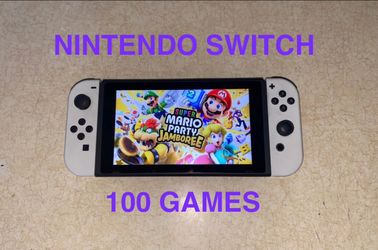 NINTENDO SWITCH with 100 POPULAR SWITCH GAMES