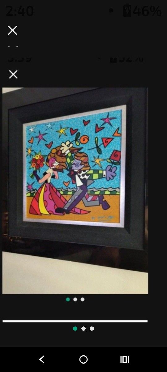 LOVE IN THE PARK Limited Edition Romero Britto