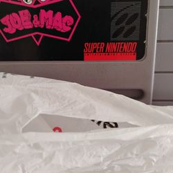 Joe N Mac Game For Super Nintendo