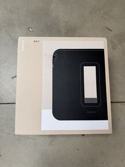 Sonos Sub 4 - Wireless Subwoofer - Black