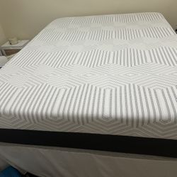 Queen bed/ Metal Frame/ Box Spring new 