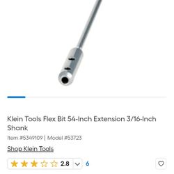 Klein Electric 54 Inch316 Inch Shank