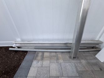 Metal post inserts for vanilla fence 94”