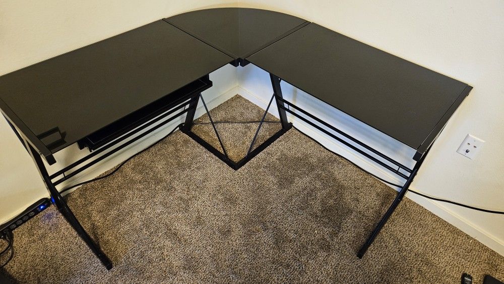 Glass top Desk