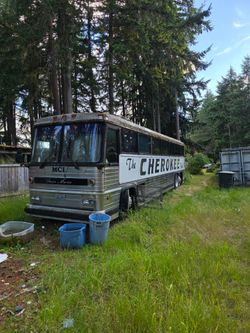 1982 MCI Bus for sale, motor home inside.