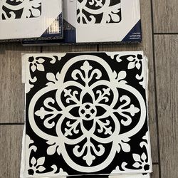 Peel & Stick Vinyl Floor Tiles (Gothic)