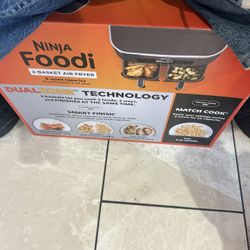 NINJA Foodi 2-BASKET AIR FRYER 8-quart 