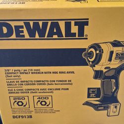 Brand New Dewalt 20v Impact Driver 3/8" Compact Size Tool Only no battery