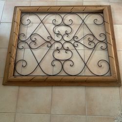 Mexican Wood/metal Wall Decor