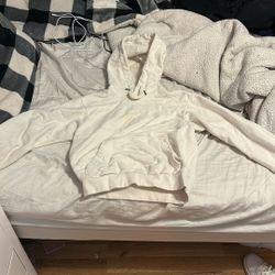 Hanes Cream Pull Over Hoodie