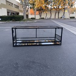 REPTI ZOO 67Gallon Reptile Large Terrarium Upgrade Glass Front Opening Tank Sliding Door with Screen Ventilation Reptile Terrarium 48" x 18" x 18