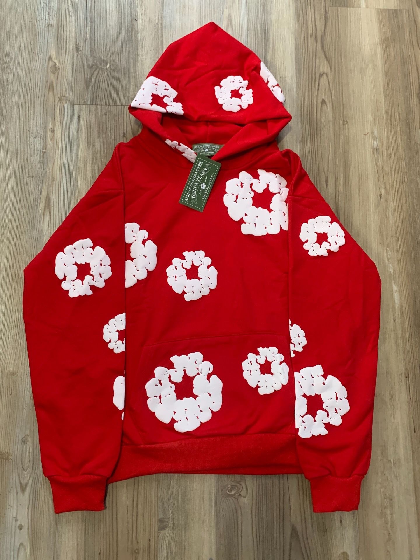 Red Denim Tears Hoodie