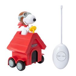 New Snoopy Remote Control Toy Peanuts Inbox Rare Dog House Red Baron