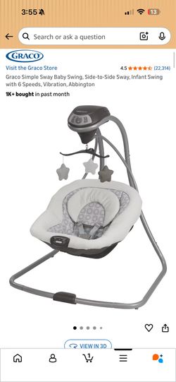 Graco baby swing