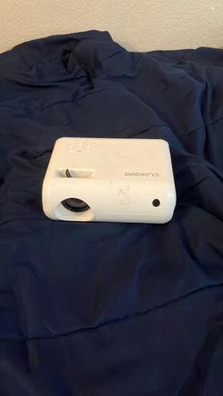 Clokowig Mini Portable Projector White