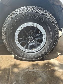Near new rims and tires
