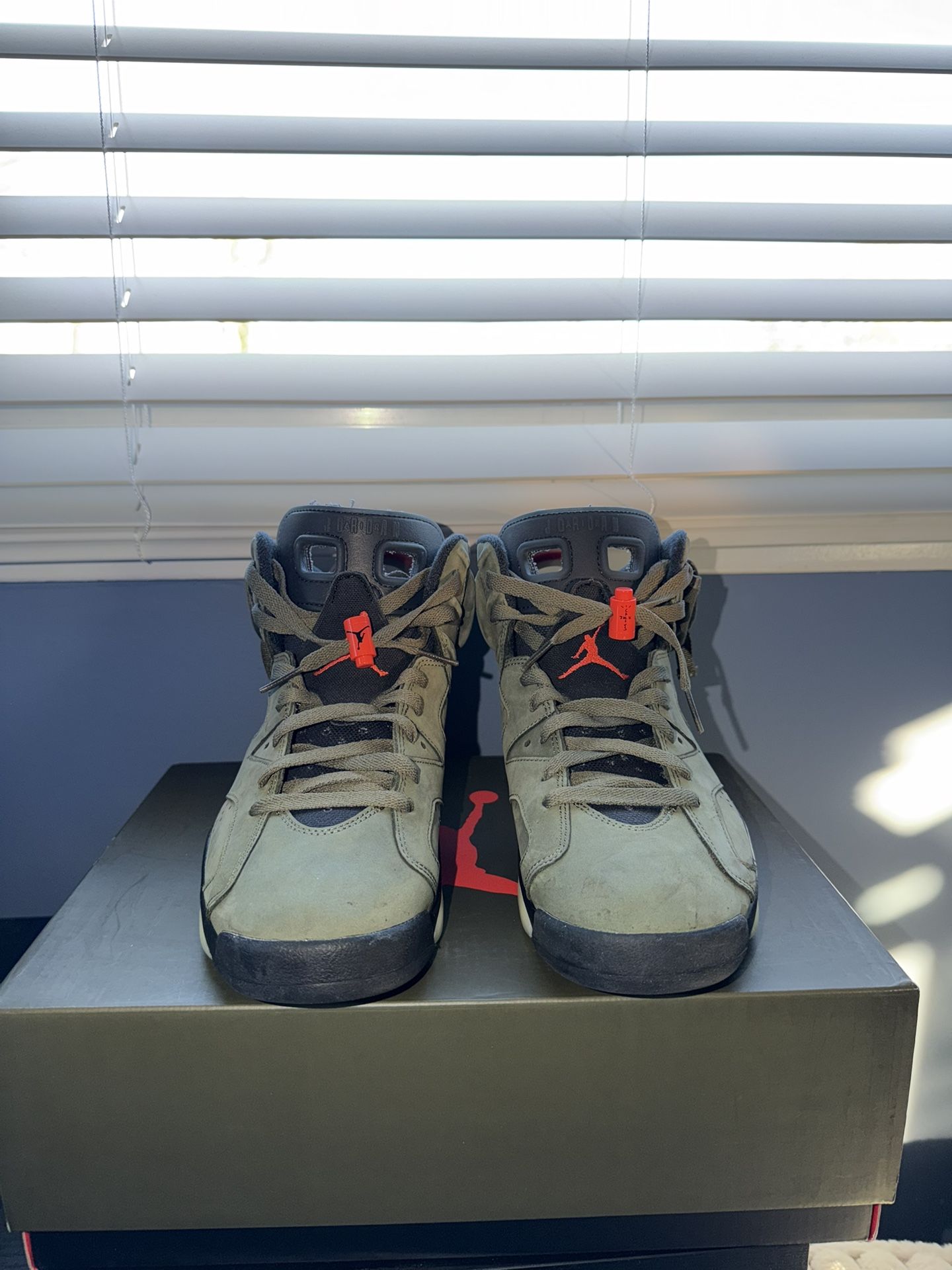 Travis Scoot X Air Jordan 6 Retro “olive”
