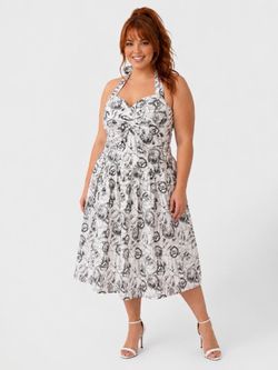 ONE OF a KIND Custom made Hearts and Found The Nightmare Before Christmas Halter Dress