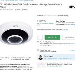 Ip Cameras 360 Degree View 8 megapixel