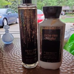 Into The Night B & B mist Spray And Lotion Set