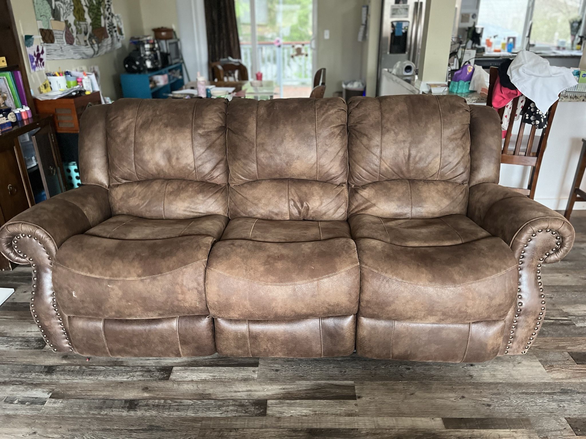 Recliner Sofa And Loveseat Set