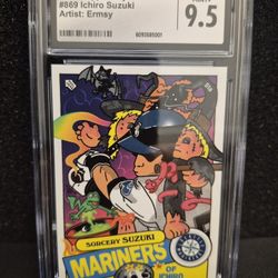 ICHIRO SUZUKI 2021 TOPPS PROJECT 70 #869 CGC GEM MINT 9.5