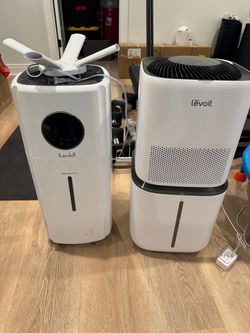 Levoit Superior Evaporative Humidifier + Bonus Humidifier — Both Working, $130 for Both