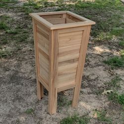 Tall Cedar Planter