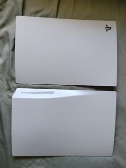 PS5 White Console Plates
