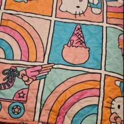 Hello Kitty Queen Quilt 