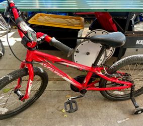 Specialized 20 inch bike youth with training wheels