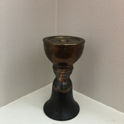 Port to Port 12 inch ceramic candle holder