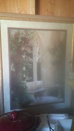 Home Interiors and gift picture gold frame