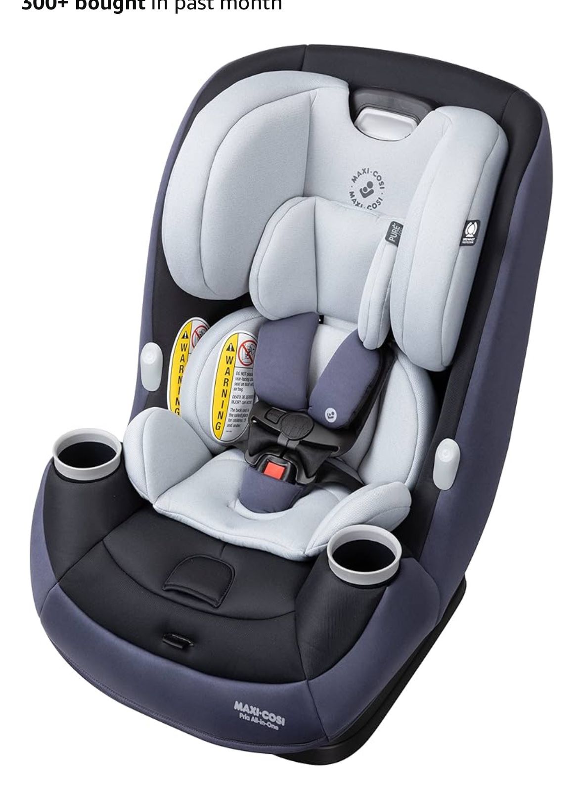Maxi-Cosi Pria All-in-One Convertible Car Seat, Rear Facing Car Seat for Infants from 4-40 lbs, Forward Facing Car Seat up to 100 lbs in Booster Seat