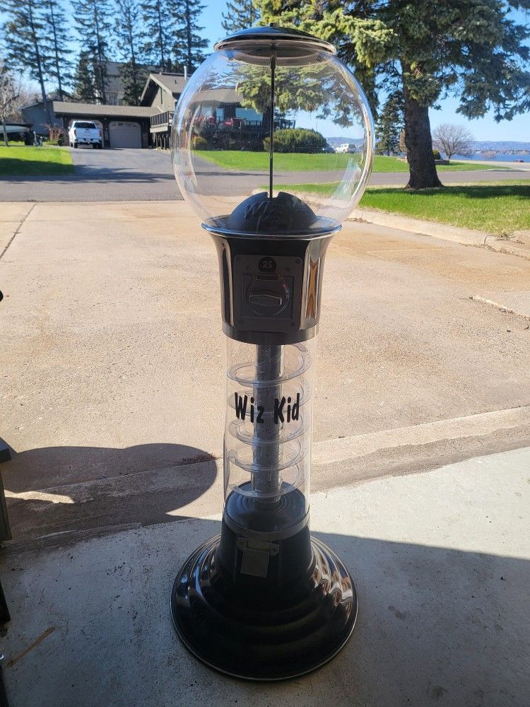 Wiz Kid Commercial Large 4 Foot Spiral Gumball Machine