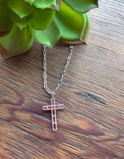 Cross Sterling Silver Necklace